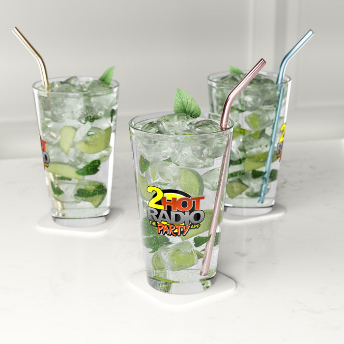 2HotRadio Pint Glass, 16oz