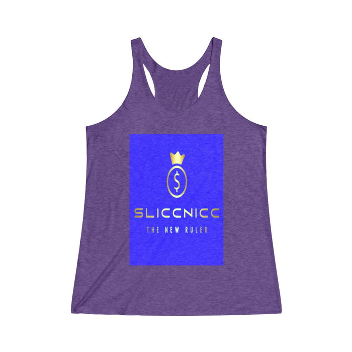 SliccNicc Women's Tri-Blend Racerback Tank