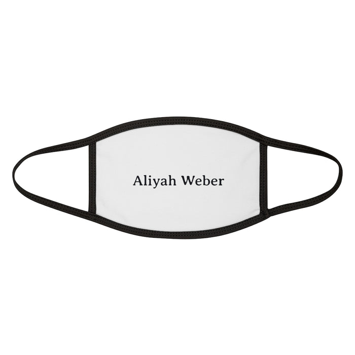 Aliyah Weber Mixed-Fabric Face Mask