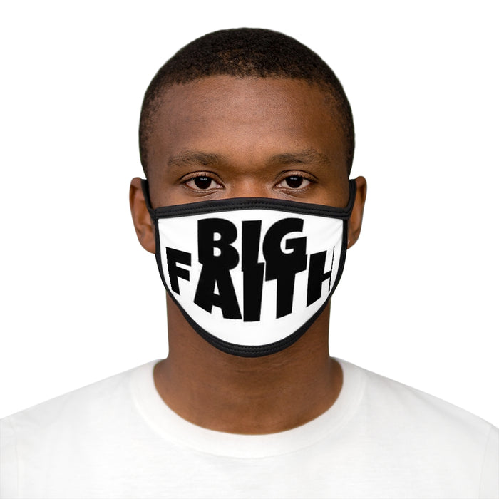 BlessThaCity group Mixed-Fabric Face Mask