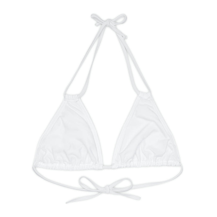 2HotRadio Strappy Triangle Bikini Top (AOP)