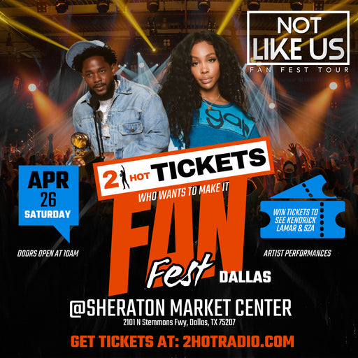 Fan Fest for Kendrick Lamar & SZA Tour | Live From Houston, TX!
