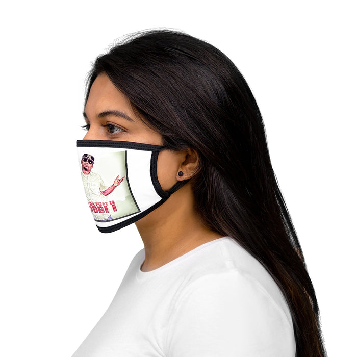 dj bobbi i Mixed-Fabric Face Mask