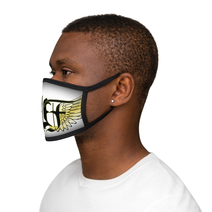 Janet Nightingale Mixed-Fabric Face Mask