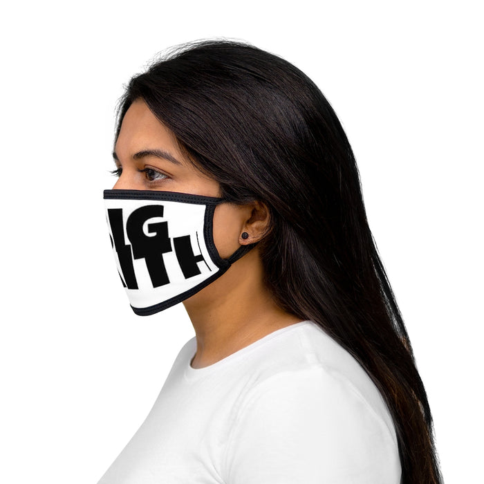 BlessThaCity group Mixed-Fabric Face Mask