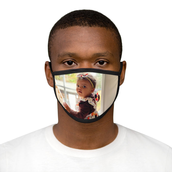 Ynx keddat Mixed-Fabric Face Mask