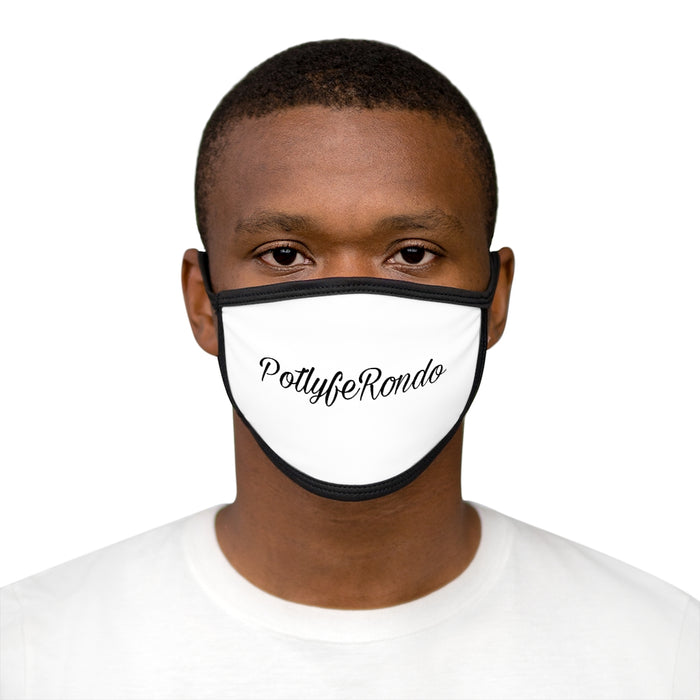 PotlyeRondo Mixed-Fabric Face Mask