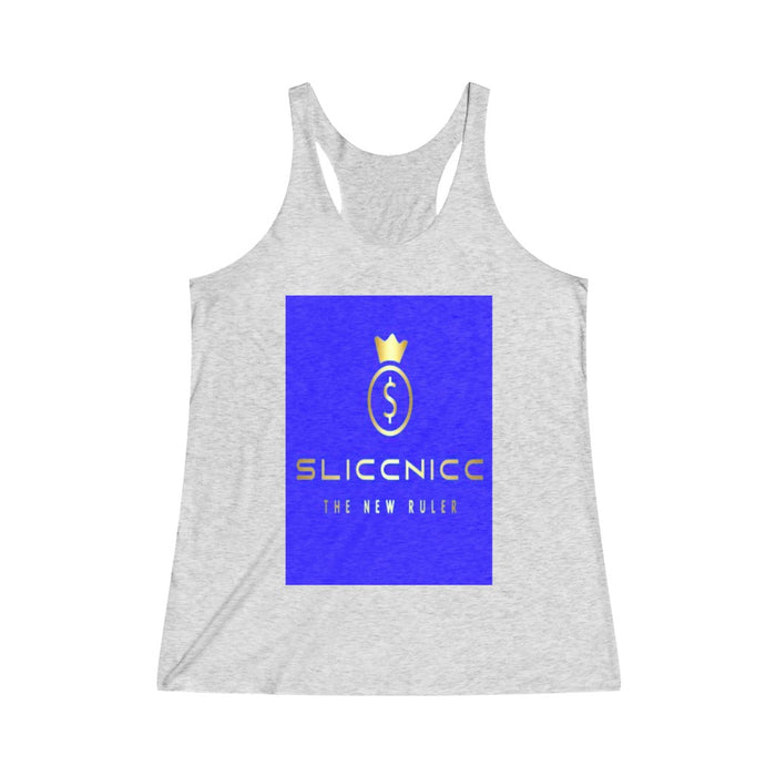 SliccNicc Women's Tri-Blend Racerback Tank