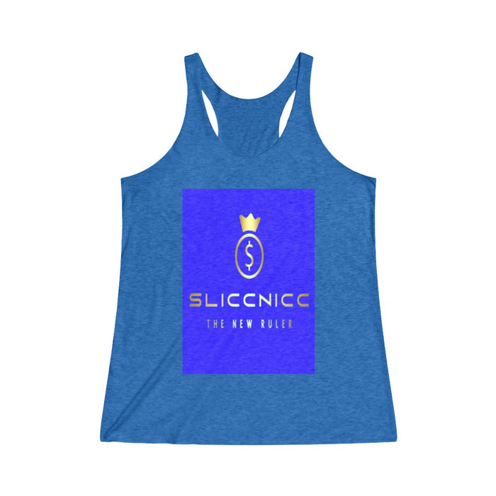 SliccNicc Women's Tri-Blend Racerback Tank