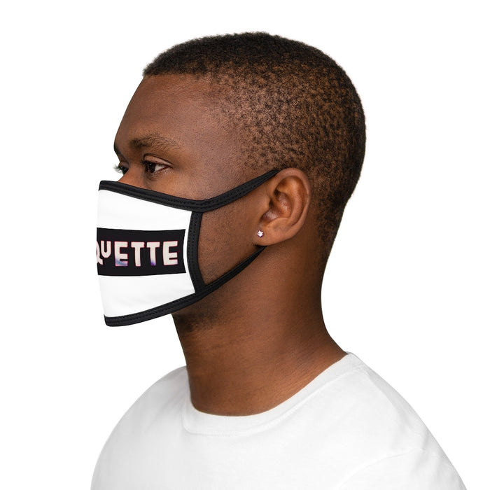 Coquette Mixed-Fabric Face Mask