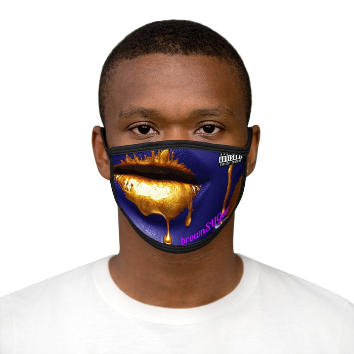 brownSUGar Mixed-Fabric Face Mask