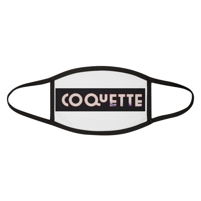 Coquette Mixed-Fabric Face Mask