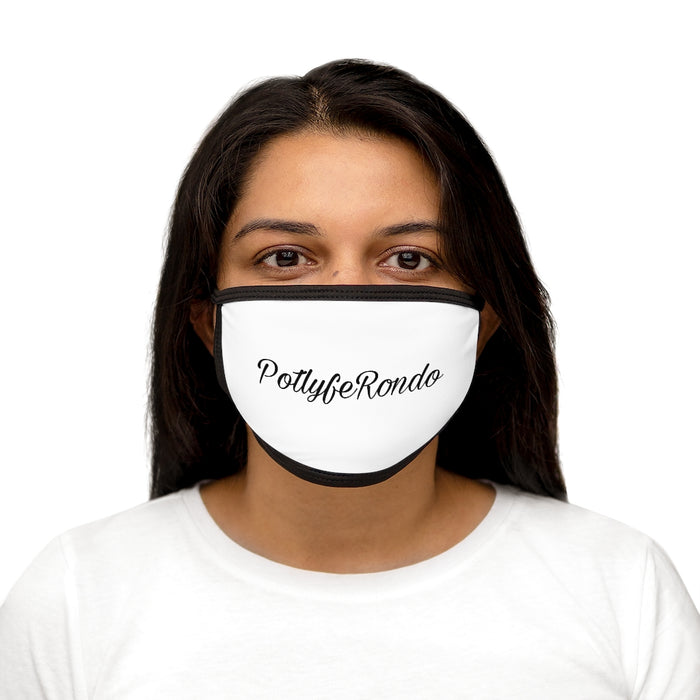 PotlyeRondo Mixed-Fabric Face Mask