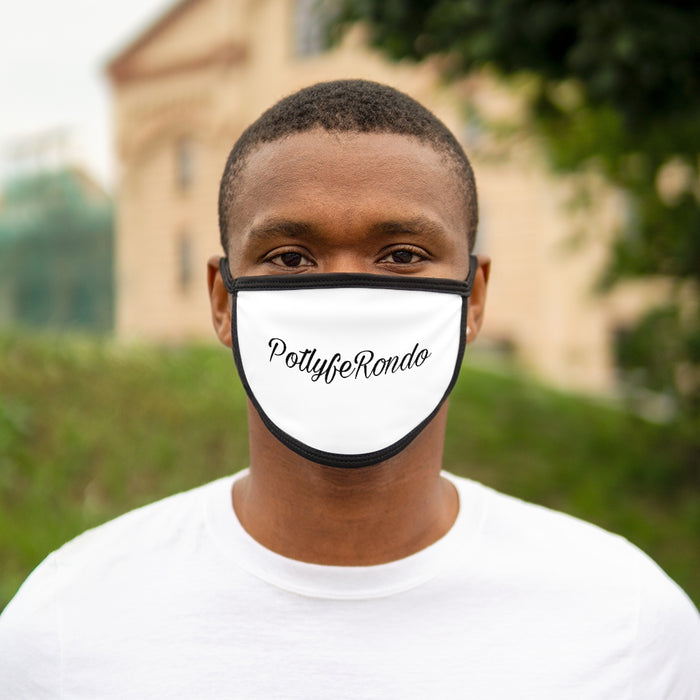 PotlyeRondo Mixed-Fabric Face Mask